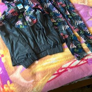 Girl glow in the dark track suit never worn